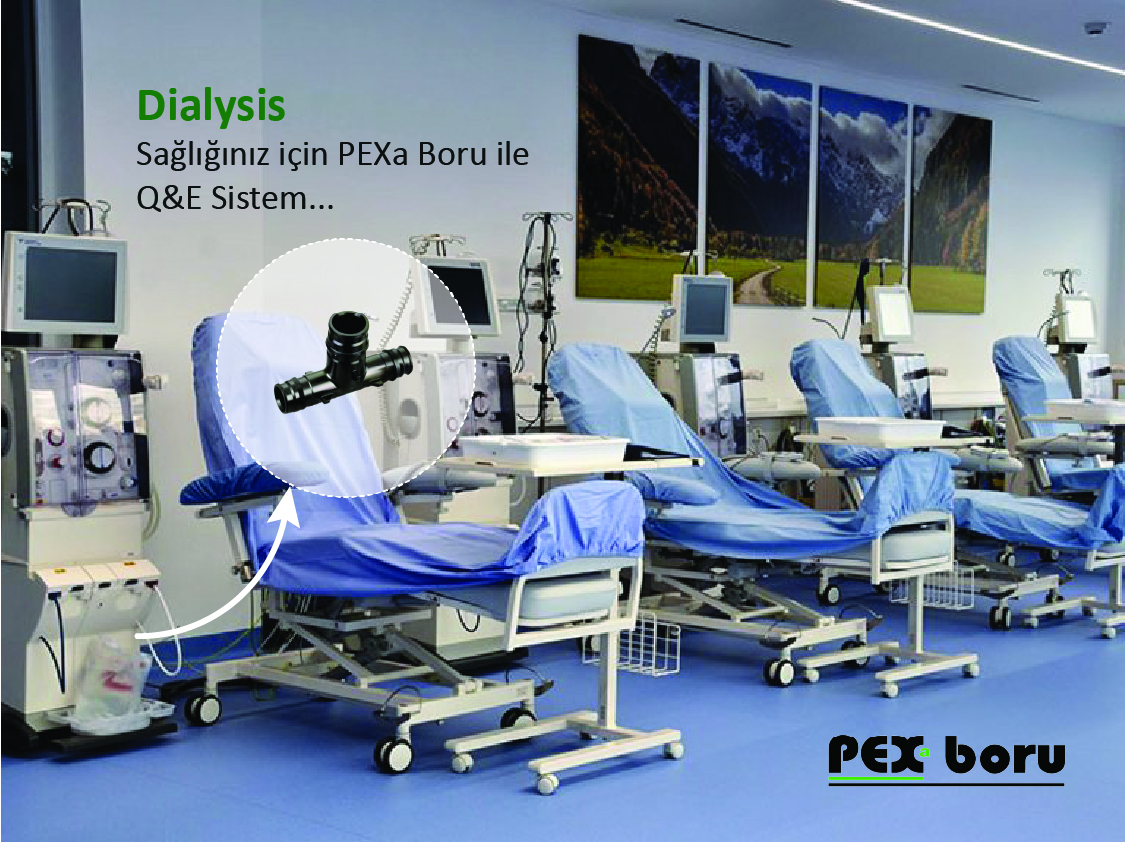 PEXa boru ile diyaliz tesisatı